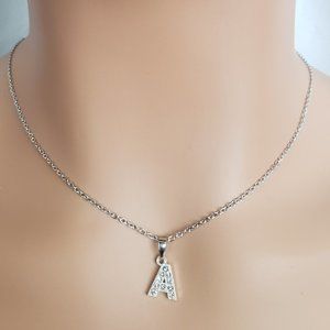 Initial A Necklace